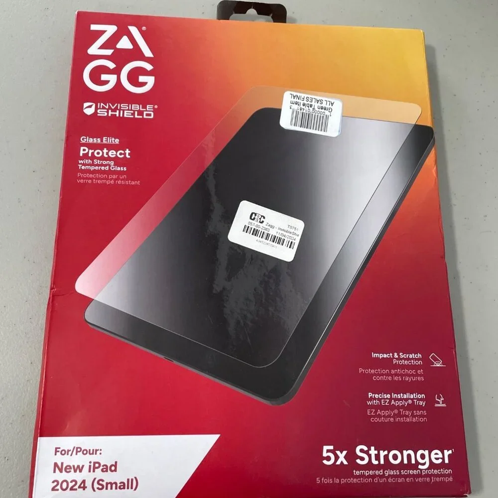 Zagg Invisible Shield Glass Elite Screen Protector New 11